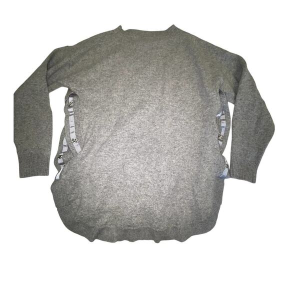 Seraphine Maternity Nursing Wool Gray Sweater - Picture 2 of 7